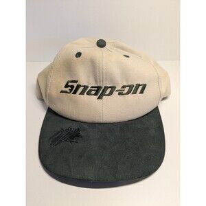 Vintage Snap-On Baseball Hat K-Products Suede Like Bill Adjustable